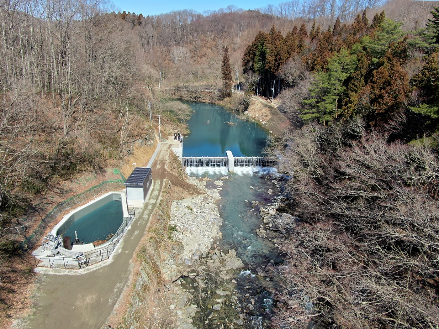 信夫山・光大寺小水力発電所