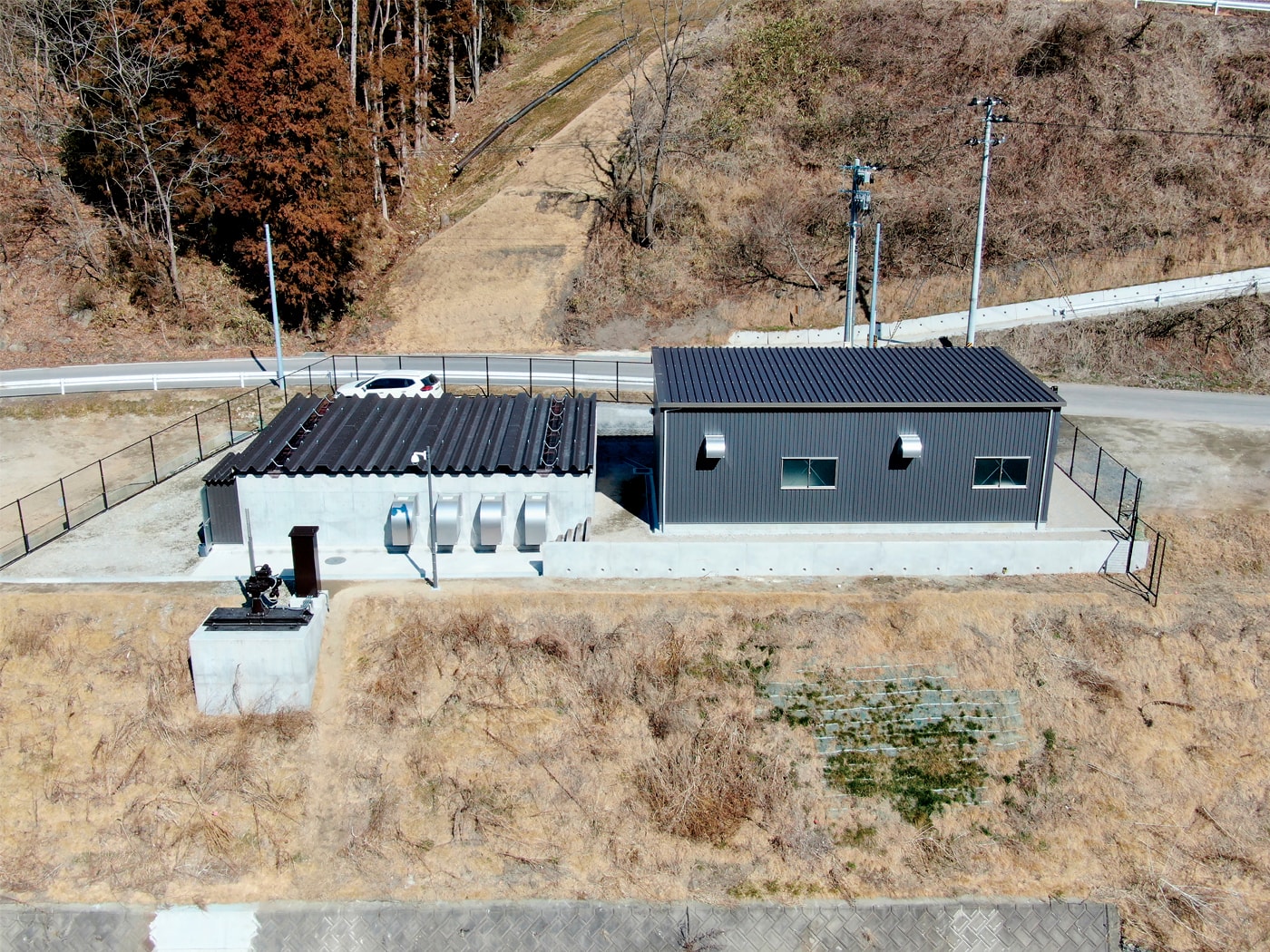 信夫山・光大寺小水力発電所